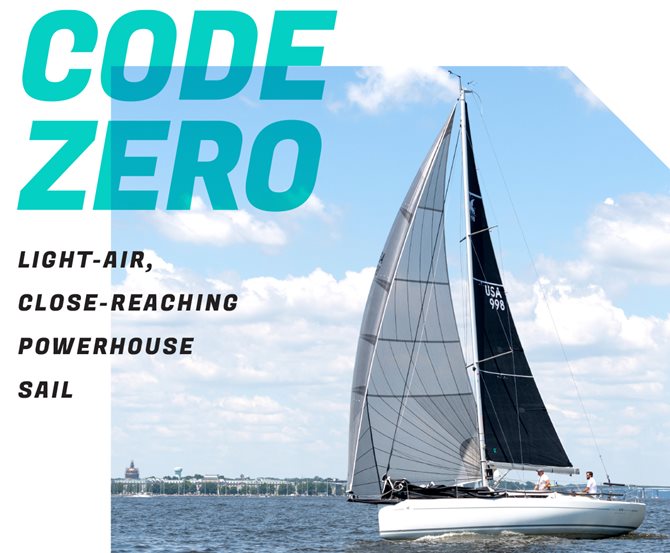 Code Zero LightAir, CloseReaching Powerhouse Sail Quantum Sails