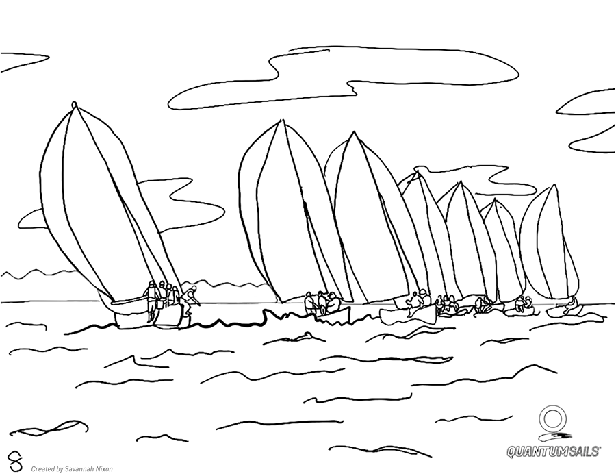 Sailing Coloring Pages Articles Quantum Sails